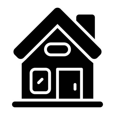 Ev. Web simgesi basit tasarım