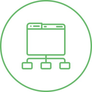 seo modern simgesinin vektör illüstrasyonu