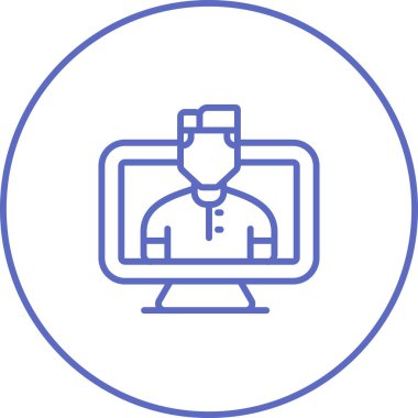 Bilgisayar web simge vektör çizim