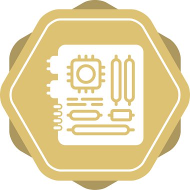 Bir b eksikliği simgesinin vektör çizimi