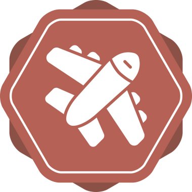 Hiçbir yasaktır işareti simgesi, vektör çizim