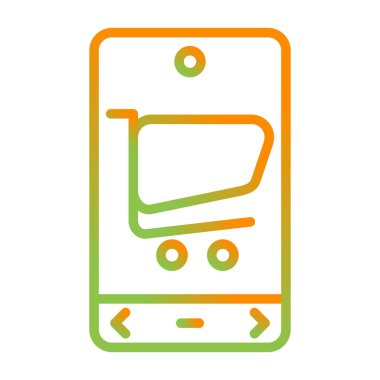 mobil simge vektör illüstrasyonu