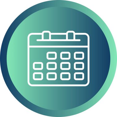 Takvim web simge vektör çizim