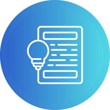 Belge simgesinin vektör illüstrasyonu