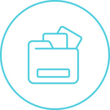 Arşiv simgesi, vektör illüstrasyonu