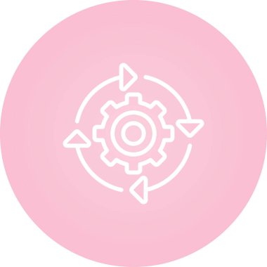 Teçhizat Web simgesi basit illüstrasyon