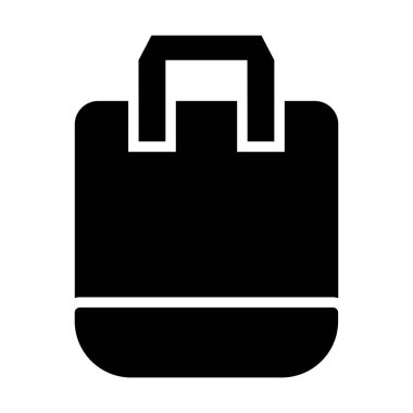 sırt çantası ikon vektörü. çanta vektör simgesi.