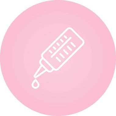 Güzellik ve moda simgelerinin vektör çizimi