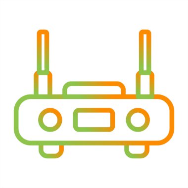 router simgesi web basit illüstrasyon
