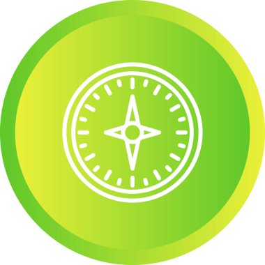 pusula simgesi web basit illüstrasyon