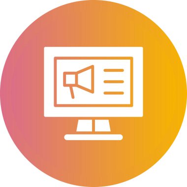 Seo simgesinin vektör illüstrasyonu