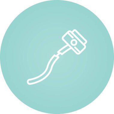 Kırık Kablo ağ simgesi vektör illüstrasyonu