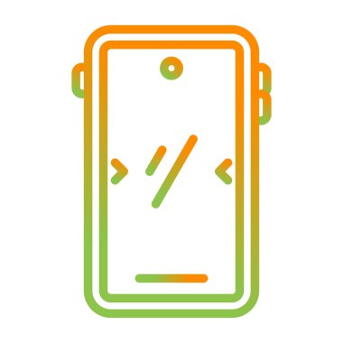 akıllı telefon web simgesi vektör çizimi