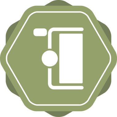 - Telefon. Basit ağ simgesi.