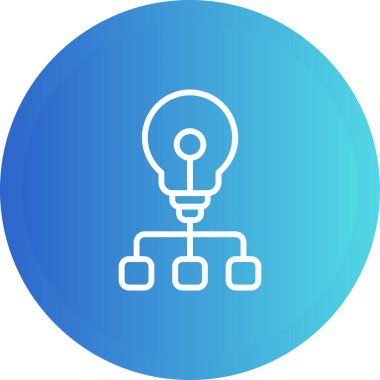 ampul simgesi, vektör illüstrasyonu