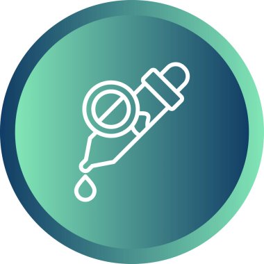 Büyütme cam simgesi vektör illüstrasyonu