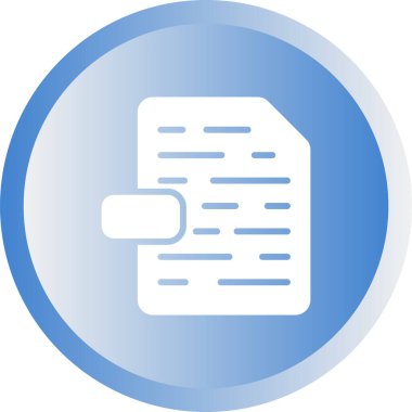 dosya simgesi, vektör illüstrasyonu 