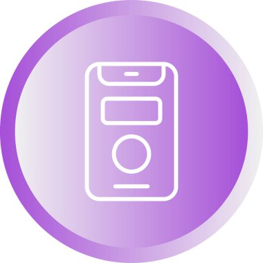 akıllı telefon web simgesi vektör çizimi