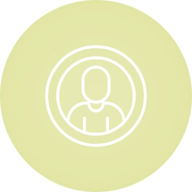 kullanıcı avatar. Web simgesi basit tasarım