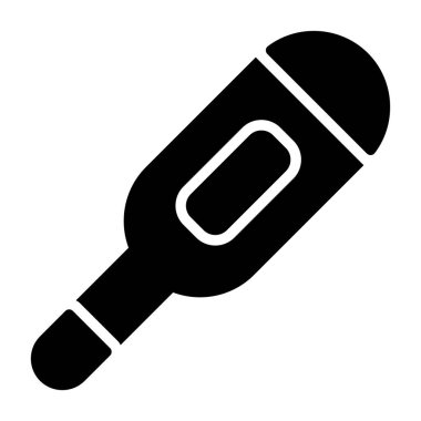 termometre ağ simgesi vektör çizimi