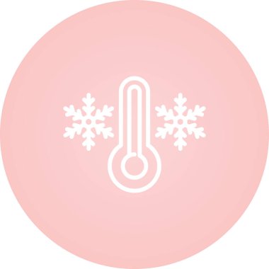 termometre ağ simgesi vektör çizimi