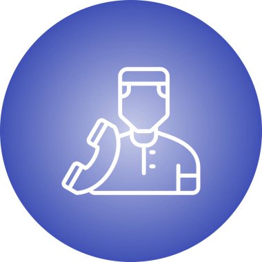 İnsan simgesinin vektör illüstrasyonu