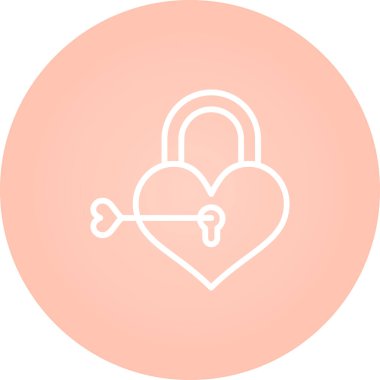 ikon vektör illüstrasyonunu kilitle