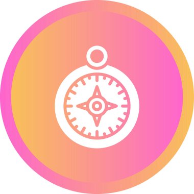 pusula simgesi web basit illüstrasyon