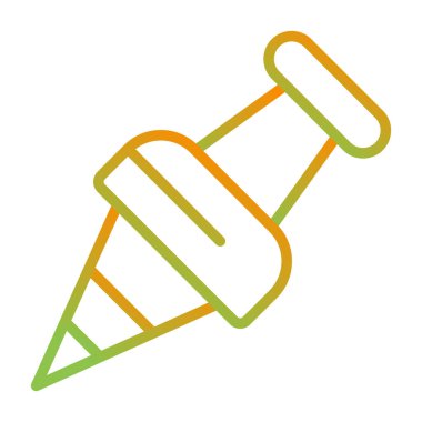 Pushpin web simgesi vektör illüstrasyonu