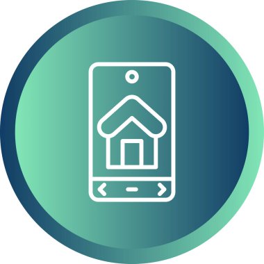 Vektör Ev simgesi illüstrasyonu