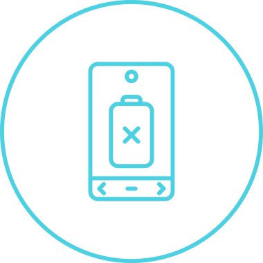 vektör cep telefon simgesi