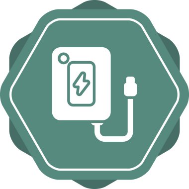 Banka binası. Web simgesi basit illüstrasyon