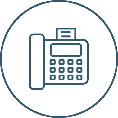 Telefonunuz var. Web simgesi basit illüstrasyon