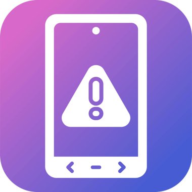 mobil uygulama. Web simgesi basit illüstrasyon