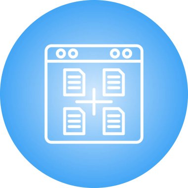 Modern b 'nin vektör illüstrasyonunda makinenin eksik simgesi