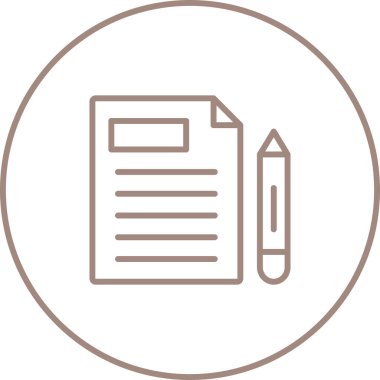 Vektör belgesi Simge illüstrasyonu