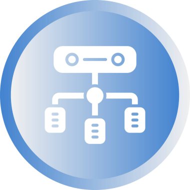 Robot simgesinin vektör illüstrasyonu