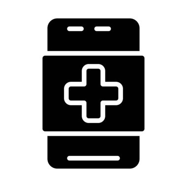 Kolayca değiştirilebilen veya düzenlenebilen pil kabartma vektör simgesi