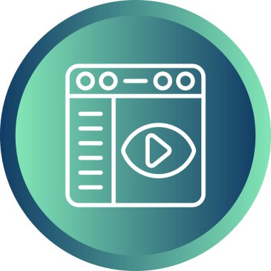 seo modern simgesinin vektör illüstrasyonu