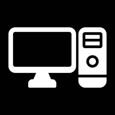 Bilgisayar web simge vektör çizim