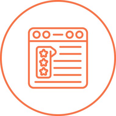 seo modern simgesinin vektör illüstrasyonu