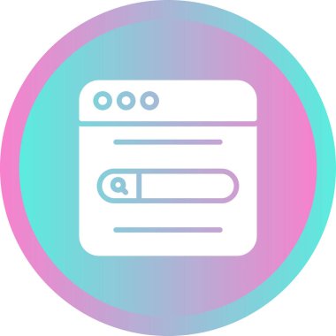 seo modern simgesinin vektör illüstrasyonu