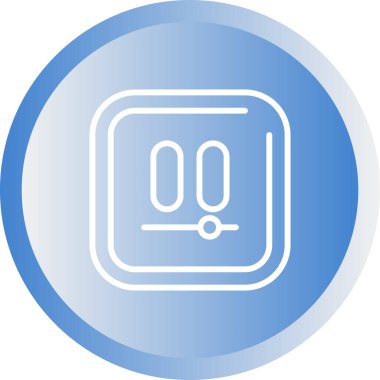 Modern simgenin vektör illüstrasyonu