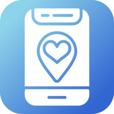 akıllı telefon simgesi vektör illüstrasyonu