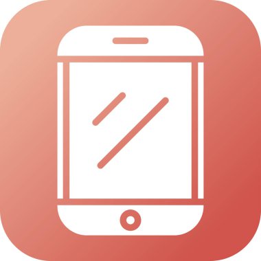 akıllı telefon web simgesi vektör çizimi