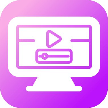 Bilgisayar web simge vektör çizim