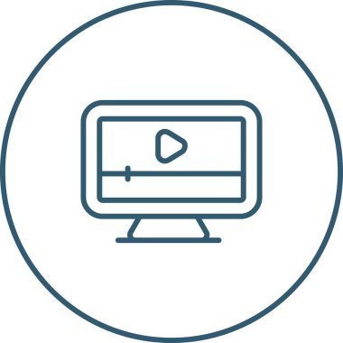 Bilgisayar web simge vektör çizim