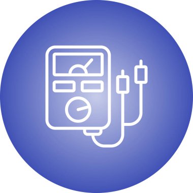 Benzin istasyonu simgesinin vektör illüstrasyonu