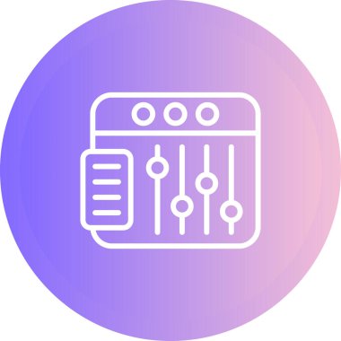 vektör Takvimi Simgesi illüstrasyonu