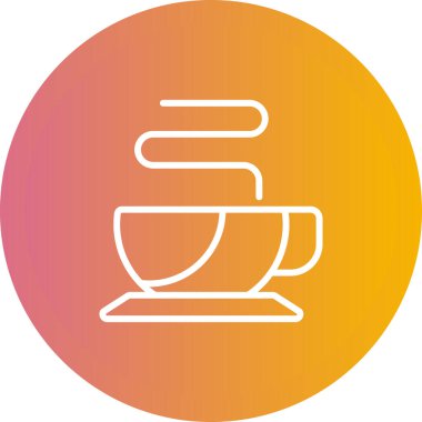 Bardak. Web simgesi basit tasarım